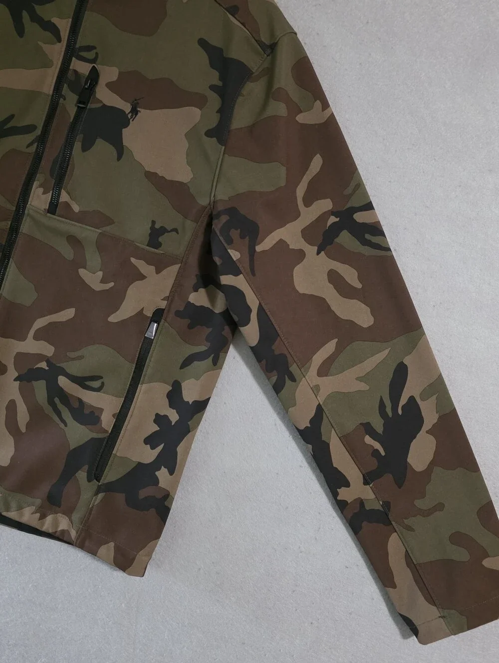 NWOT Polo Ralph Lauren Mens Water Resistant Camo Softshell Jacket Size Medium